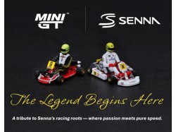 SENNA KART FORMULA K nr.2 AYRTON SENNA DA SILVA  MASTERS OF PARIS-BERCY 1993  - 1/64 - MINI GT - blister