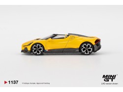 BUGATTI W16 MISTRAL YELLOW 2023 -1:64 - Mini GT - blister