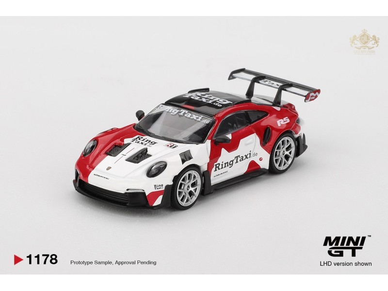 PORSCHE 911 (992) GT3 RS WEISSACH RING TAXI 2025 -1:64 - Mini GT - blister