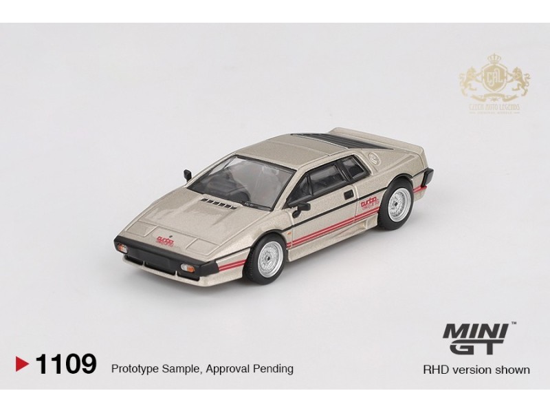 LOTUS ESPRIT TURBO METALLIC SILVER 1980 -1:64 - Mini GT