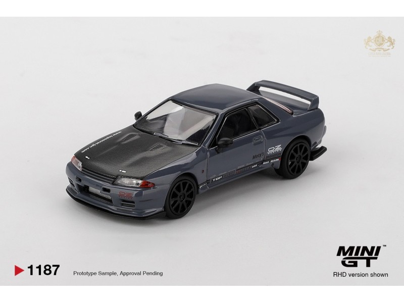 NISSAN GTR TOP SECRET VR32 STEALTH GREY 2025 - blistr -1:64 - Mini GT