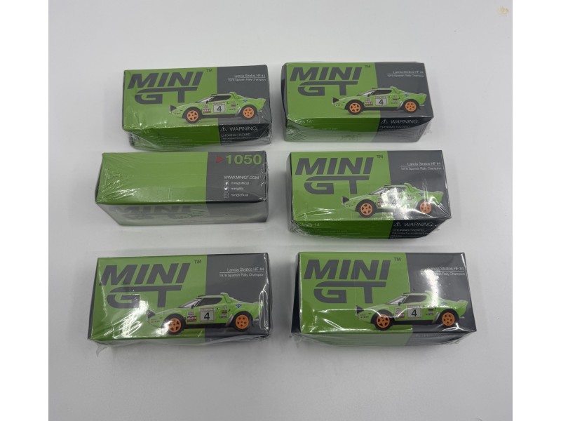 Akce - LANCIA STRATOS HF n.4 SPANISH RALLY CHAMPION 1979 - 1:64 - Mini GT