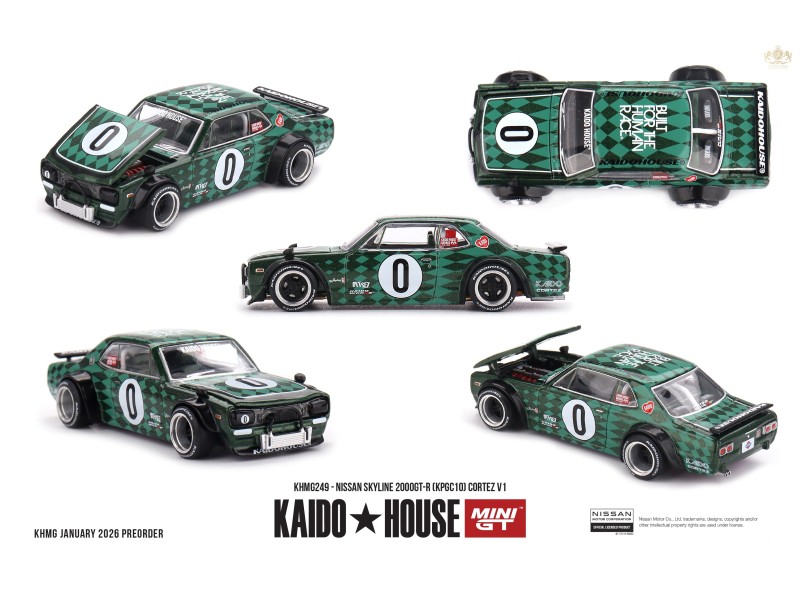 NISSAN SKYLINE GT-R (KPGC10) CORTEZ V1 1969 - 1:64 - Kaido House