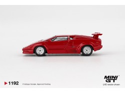 LAMBORGHINI COUNTACH 25TH ANNIVERSARY RED 1988 -1:64 - Mini GT
