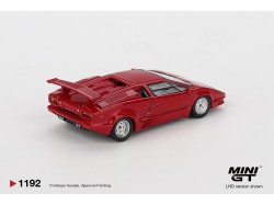 LAMBORGHINI COUNTACH 25TH ANNIVERSARY RED 1988 -1:64 - Mini GT- blister