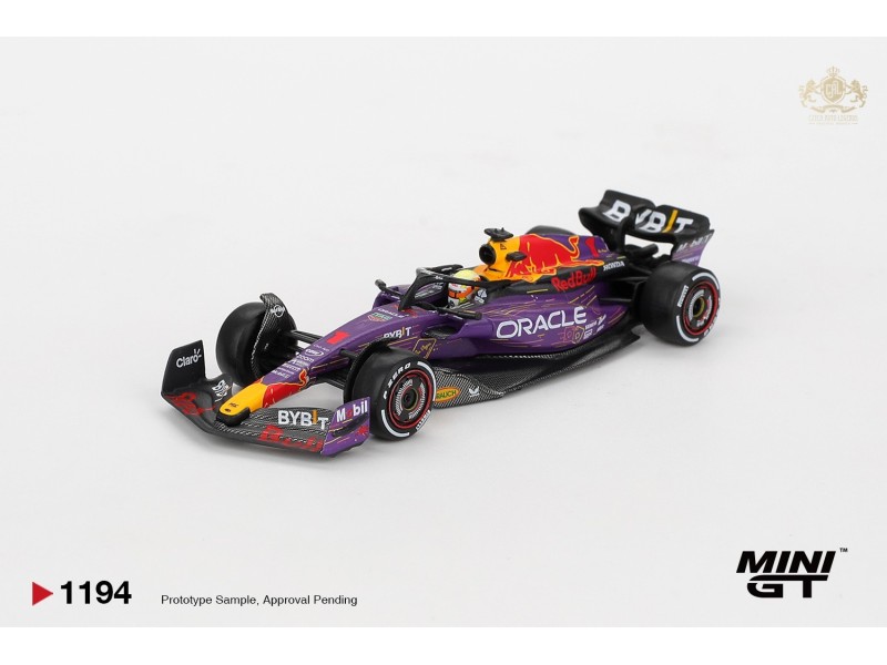 RED BULL RACING RB19 nr.1 MAX VERSTAPPEN LAS VEGAS GP WINNER 2023 -1:64 - Mini GT