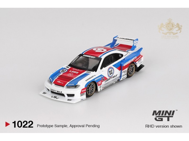 Nissan LB-Super Silhouette S15 SILVIA GARASIDRIFT x LBWK 2025 - 1:64 - Mini GT - blistr
