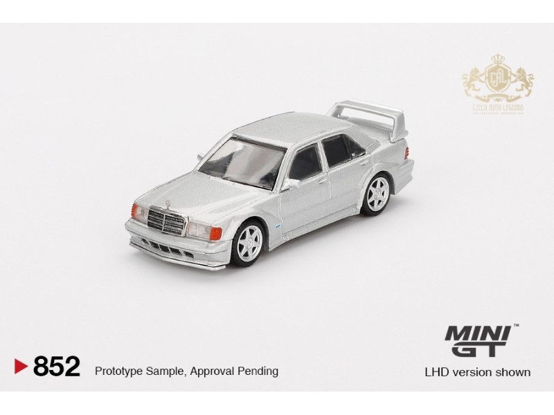 Mercedes-Benz 190E 2.5-16 Evolution II Astral Silver 1989 - 1:64 - Mini GT
