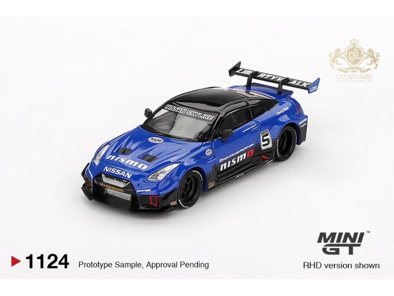 LB-Silhouette WORKS GT NISSAN 35GT-RR Ver.2 Blue 2025 - 1:64 - Mini GT - blistr