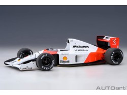 McLaren Honda MP4/6 1991 N.1 A.Senna (with McLaren logo) 1:18 - AUTOart