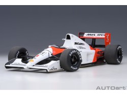 McLaren Honda MP4/6 1991 N.1 A.Senna (with McLaren logo) 1:18 - AUTOart