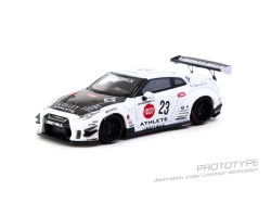 NISSAN GT-R (R35) LB WORKS TYPE 2 WHITE ATHLETE X COLLET IN A LB LIMITED TIN CAN 2025  1993  - 1:64 - TARMAC works