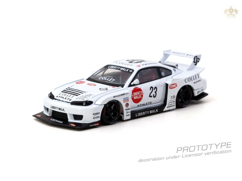 NISSAN SILVIA (S15) LB SUPE SILHOUETTE WHITE 2025 2025 - 1:43 - TARMAC works  - 1:64 - TARMAC works