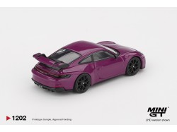 PORSCHE 911 (992) RUBYSTONE RED 4 CARS SET 2025 - 1:64 - Mini GT