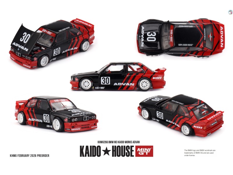 BMW M3 (E30) KAIDO WORKS ADVAN 2025  - 1:64 - Kaido House