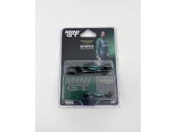 F1 ASTON MARTIN AMR24 n.14 BAHRAIN GP 2024 - 1:64 -Mini GT - blistr