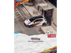 TOYOTA COROLLA GR WIDEBODY WHITE 2025 + trading cards  - 1:64 - TARMAC works