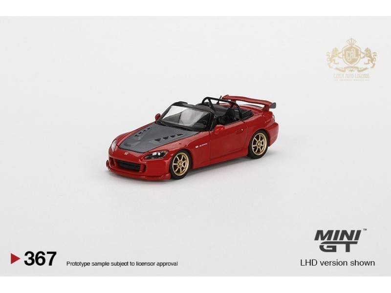 Honda S2000 Mugen - red - 1:64 - Mini GT - blistr