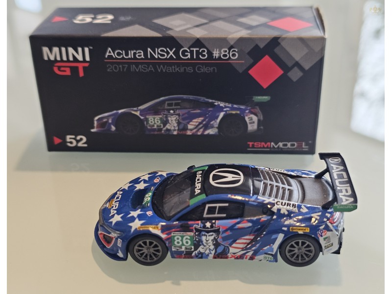 Acura NSX GT3 nr.86 IMSA Watkins Glen 2017 - 1:64 - Mini GT