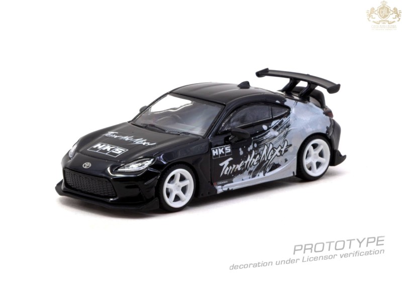 HKS Toyota GR86 Black   - 1:64 - TARMAC works - blister
