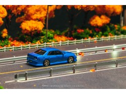 Nissan Skyline ER34 URAS -  Blue  - 1:64 - TARMAC works - blister
