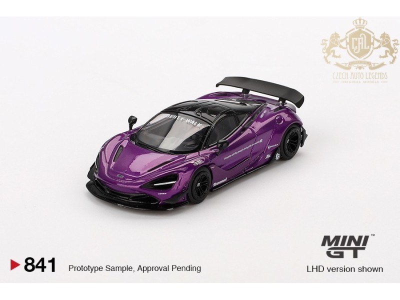 McLaren 720S LB Works Purple 2020 - 1:64 - Mini GT