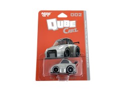 Nissan GT-R R35 LB★WORKS Type 1, Rear Wing ver 1 Matte Grey - MINI GT - Qube Carz