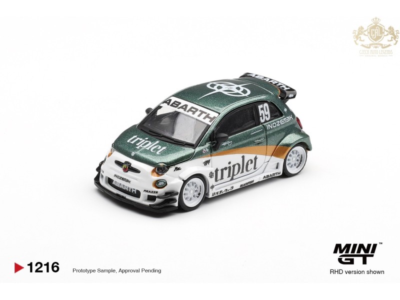 FIAT 595 ABARTH LB-WORKS TY EDITION 2026 - 1:64 - Mini GT - blistr