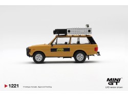 LAND ROVER RANGE ROVER CAMEL TROPHY K.STOPPA & A.VALLDORF SUMATRA 1981 - 1:64 - Mini GT - blistr