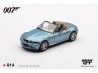 BMW Z3 GOLDENEYE ENGLISH POSTER 1995 - 1:64 - Mini GT - blistr