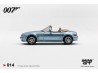 BMW Z3 GOLDENEYE ENGLISH POSTER 1995 - 1:64 - Mini GT - blistr