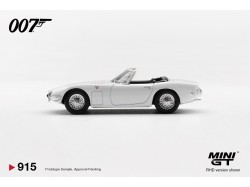 TOYOTA 2000GT YOU ONLY LIVE TWICE ENGLISH POSTER 1967 - 1:64 - Mini GT - blistr