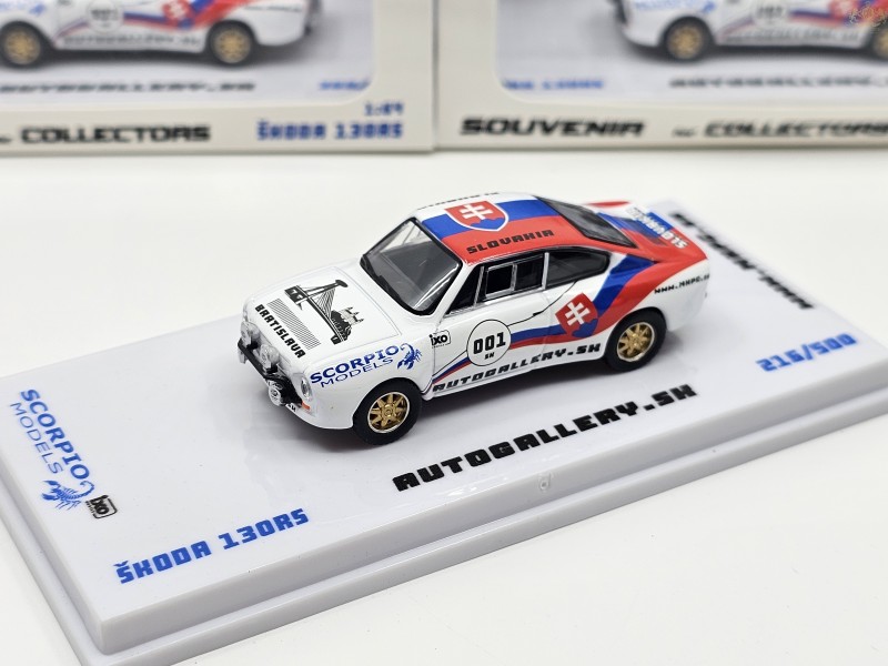 Škoda 130RS Bratislava I 1:64 - Scorpio models by IXO