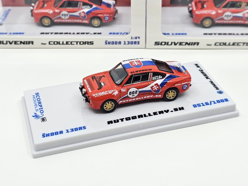 Škoda 130RS Bratislava II 1:64 - Scorpio models by IXO