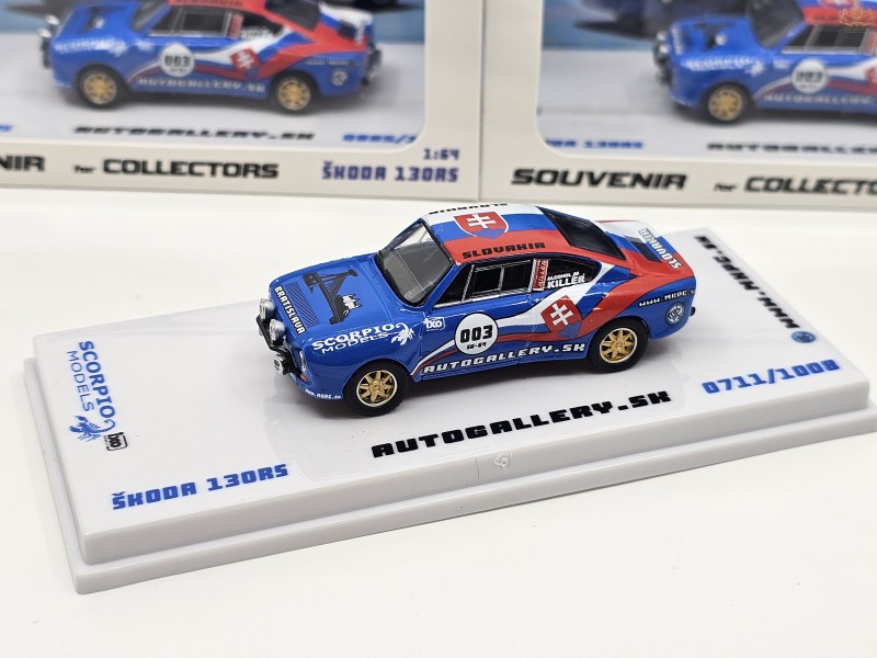 Škoda 130RS Bratislava III 1:64 - Scorpio models by IXO