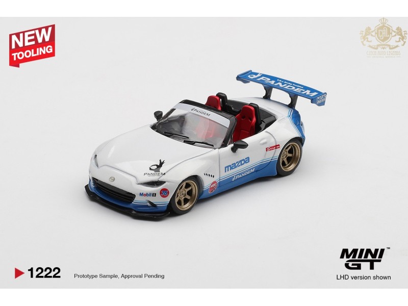 copy of MAZDA MX-5 (ND) MIATA PANDEM IMSA 2025 - 1:64 - Mini GT - blister
