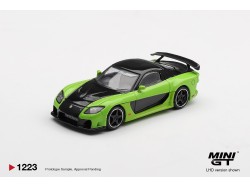 MAZDA RX-7 (FD) VEILSIDE FORTUNE 7 GREEN 2012 - 1:64 - Mini GT
