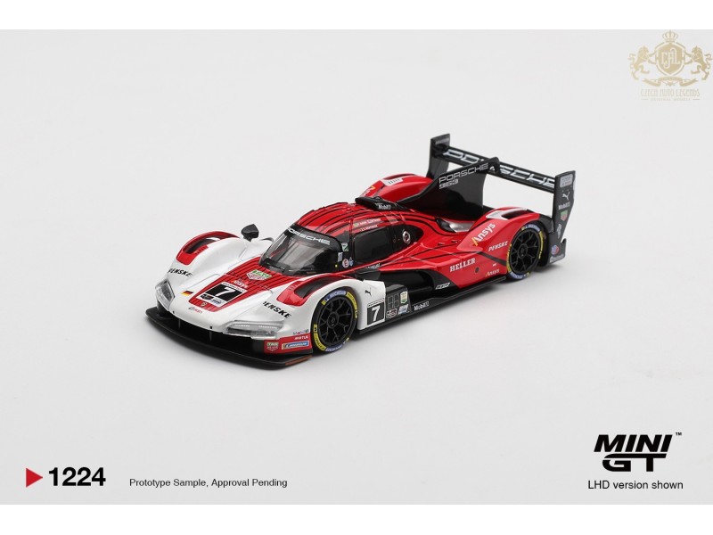 PORSCHE 963 nr.7 PORSCHE PENSKE MOTORSPORT DAYTONA 24 HRS WINNER 2025 - 1:64 - Mini GT - blistr