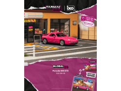 Porsche 928 GTS, rubystone red 1992  - 1:64 - TARMAC works - blister