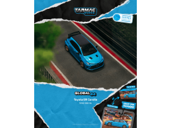 Toyota Corolla GR, flame blue 2025  - 1:64 - TARMAC works - blister