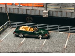 Saab 900 Turbo Cabriolet, dark green 1977  - 1:64 - TARMAC works - blister