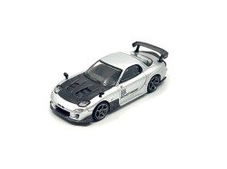 MAZDA RX7 (FD3S) RE-AMAMIYA SILVER METALLIC 2004  -1:64 - Mini GT