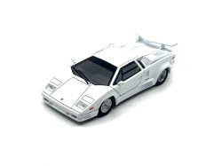 LAMBORGHINI COUNTACH 25TH ANNIVERSARY WHITE 1989 - 1:64 - Mini GT - blistr