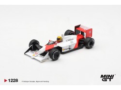MCLAREN MP4/4 nr.12 AYRTON SENNA CANADIAN GRAND PRIX WINNER 1988  - 1:64 - Mini GT - blistr