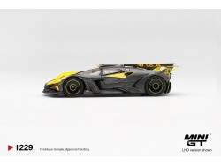 BUGATTI BOLIDE YELLOW 2020  - 1:64 - Mini GT - blistr