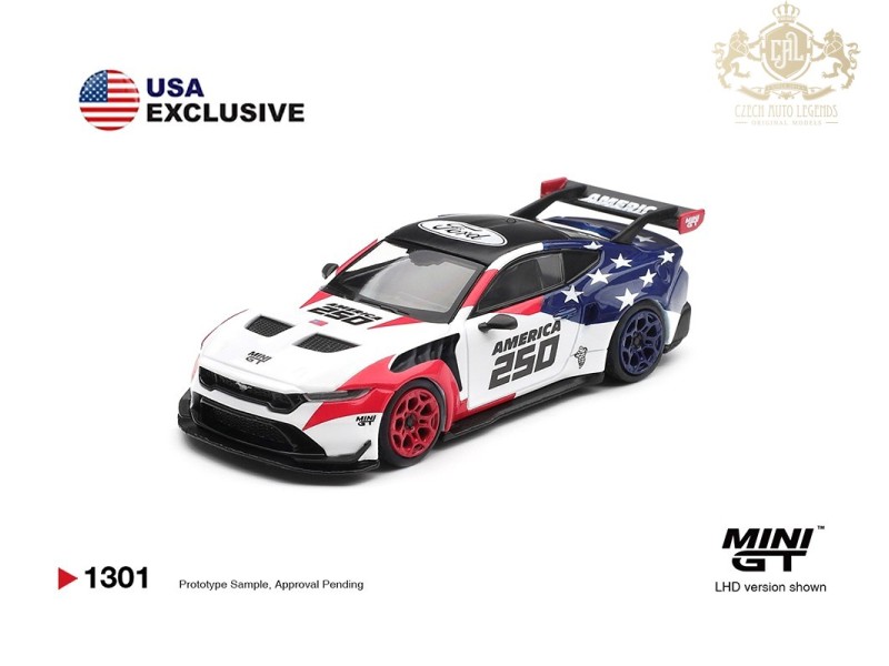 FORD MUSTANG GTD AMERICA 250 USA EXCLUSIVE (BLISTER PACK) 2026  - 1:64 - Mini GT - blister