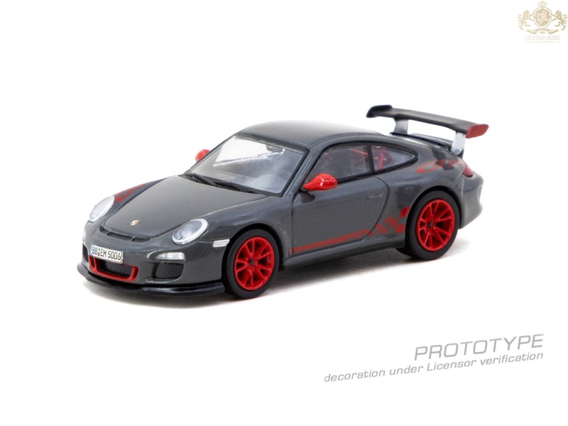 PORSCHE 991 (997) GT3 RS GREY 2008  - 1:64 - TARMAC works - blistr