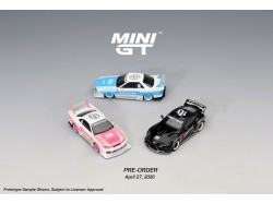 NISSAN SKYLINE GTR (R32) LBWK KAIDO WORKS AMOCULTURE 2026  - 1:64 - Mini GT - blister