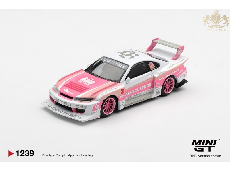 NISSAN SILVIA (S15) LB-SUPER SILHOUETTE AMOCULTURE 2026  - 1:64 - Mini GT - blister