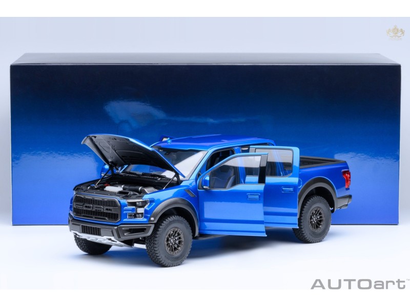 Ford F-150 Raptor Supercrew 2019 (Velocity Blue) - AUTOart